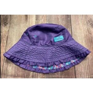 UV Skinz Girl Purple Plaid Floppy Hat, Sun Hat, Beach Hat, UPF 50+, Size Youth 7